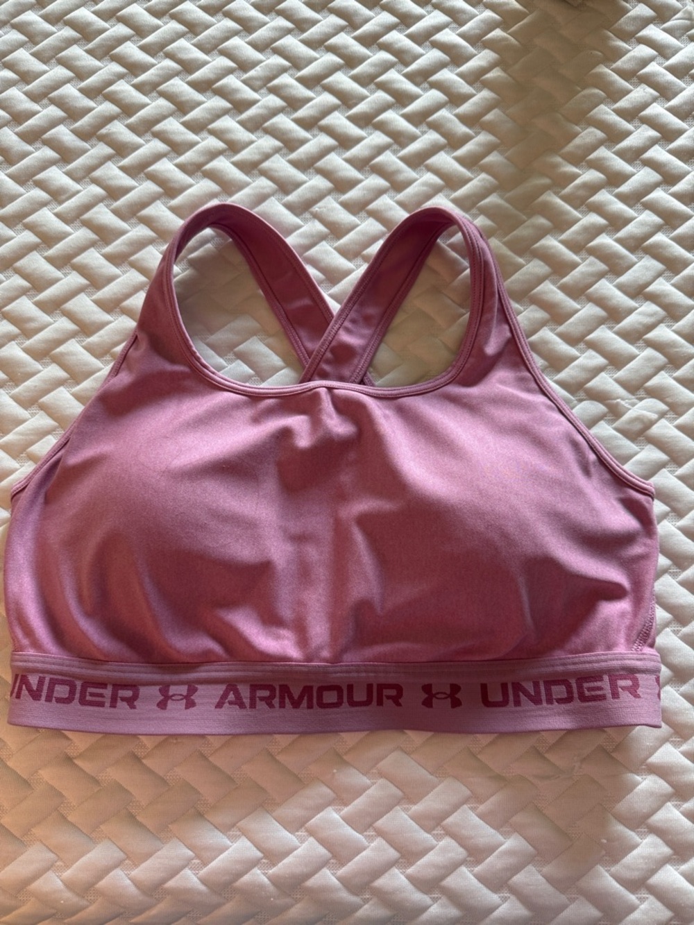 Under Armour Mauve Pink Racerback Sports Bra